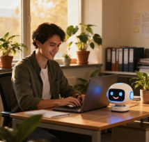 Employee and chatbot